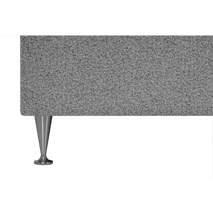 by fonQ Nubo Boxspring met Opbergruimte en Hoofdbord - 180 x 200 cm - Grijs