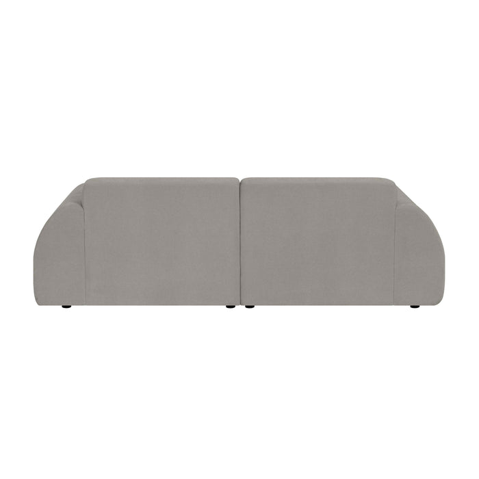 by fonQ Bink 2,5-zits Hoekbank met Chaise Longue Rechts - Bouclé - Grijs