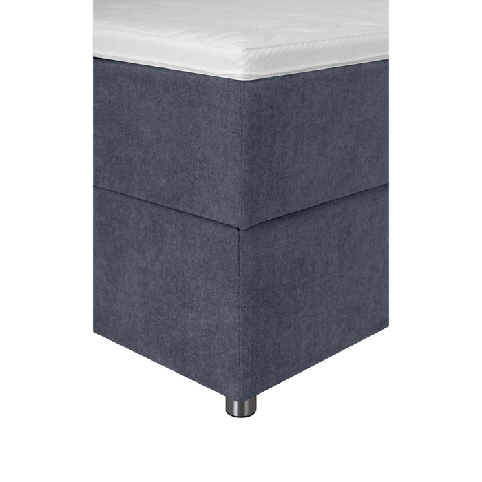 by fonQ Brene Boxspring met Opbergruimte - 160 x 200 cm - Blauw