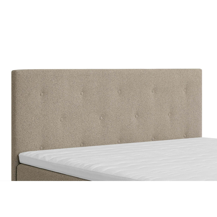 by fonQ Nubo Boxspring met Opbergruimte en Hoofdbord - 180 x 200 cm - Beige