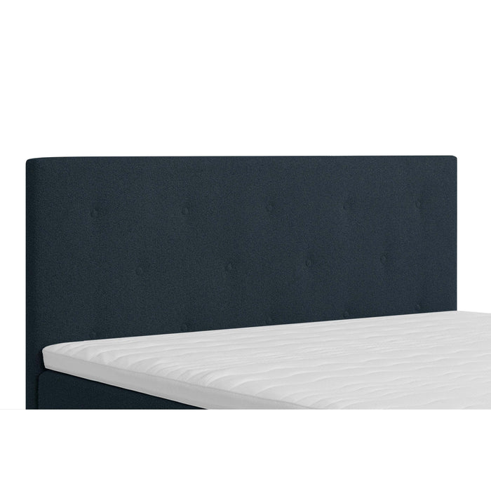 by fonQ Nubo Boxspring met Opbergruimte en Hoofdbord - 180 x 200 cm - Blauw