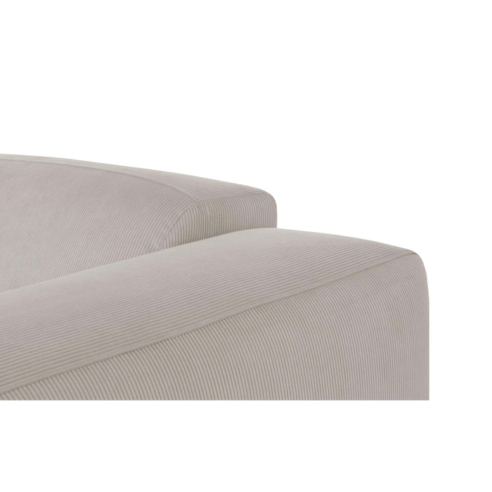 by fonQ Wonder 5-zits Hoekbank - Rib - Zand