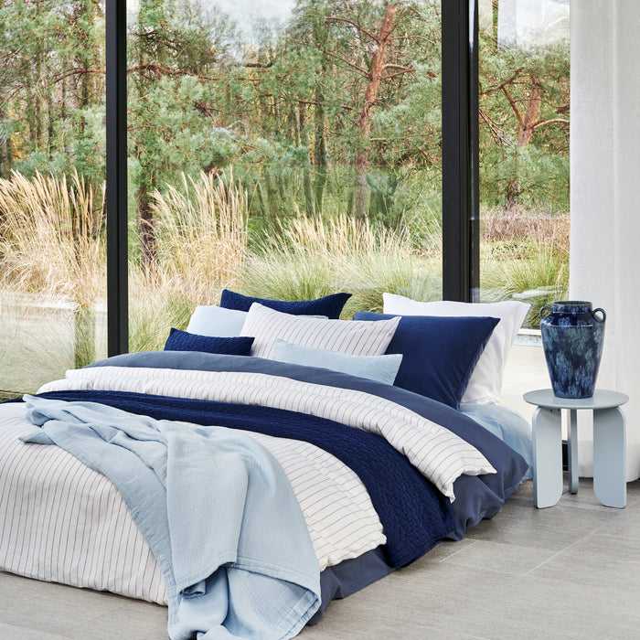 Vandyck Pure Dekbedovertrek 140x200/220 cm - Blue