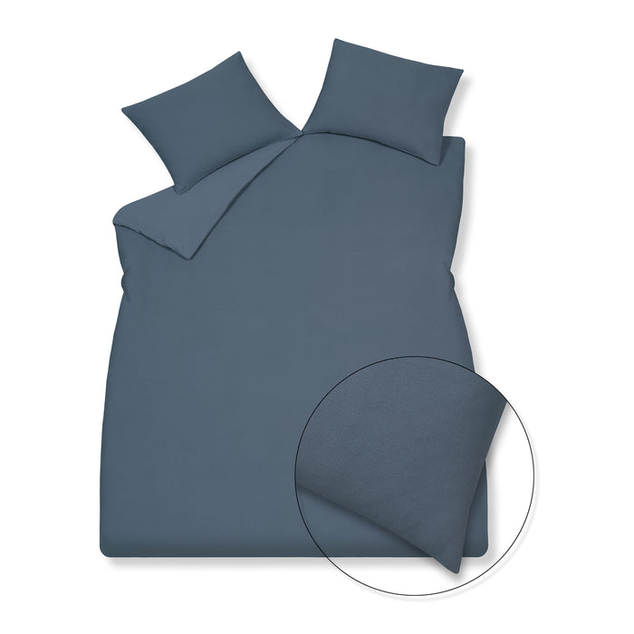 Vandyck Pure Dekbedovertrek 200x200/220 cm - Blue