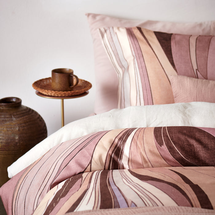 Vandyck Swirls Dekbedovertrek 200x200/220 cm - Moonscape