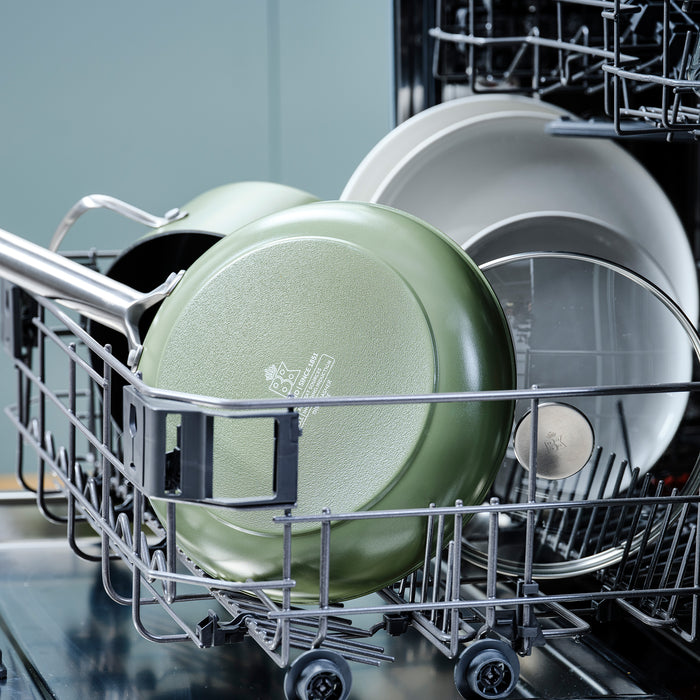 BK Sublime Wokpan Ø 28 cm - Olijfgroen