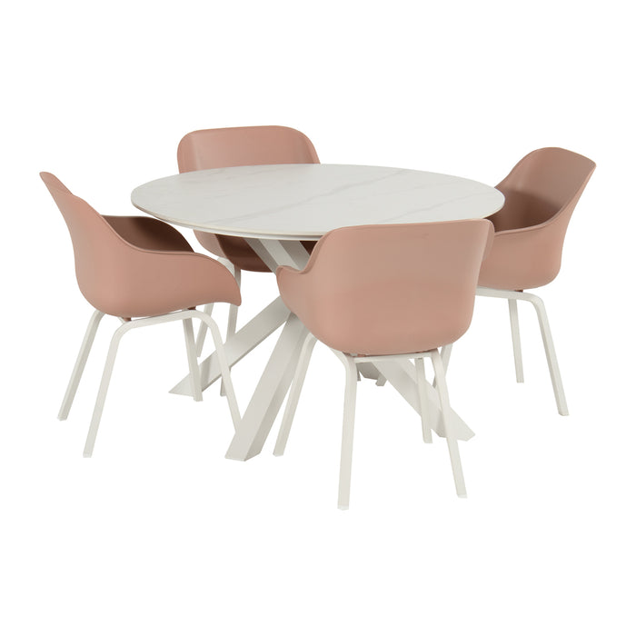 Hartman Xander Tuintafel Rond Ø 120 cm - Wit