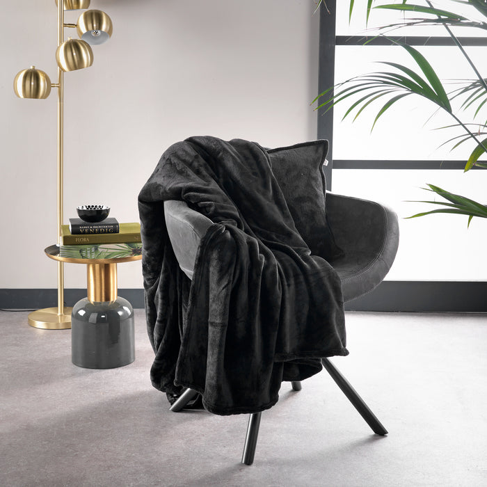 Dutch Decor plaid MARLEY - 150x200 cm Raven