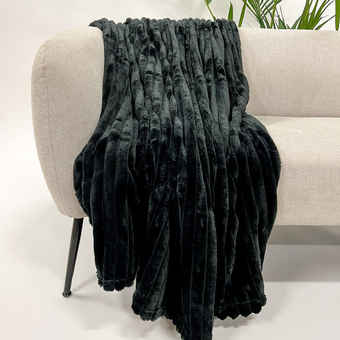 Dutch Decor plaid RICKY - 150x200 cm Raven