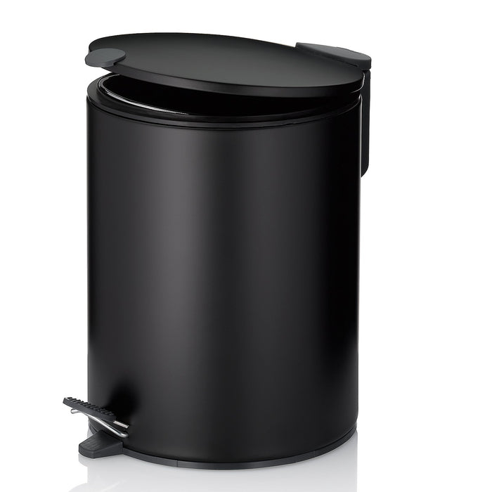Kela Pedaal Afvalemmer, 5 L, Zwart | Mats