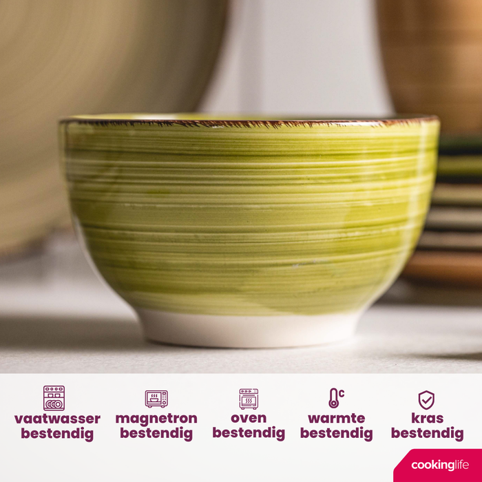 Studio Tavola Kleine Kommen Summer Green ø 12 cm - 6 stuks