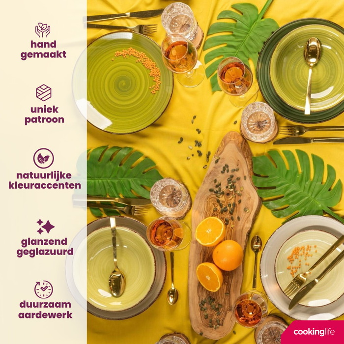 Studio Tavola Kommen Summer Green ø 14 cm - 6 stuks