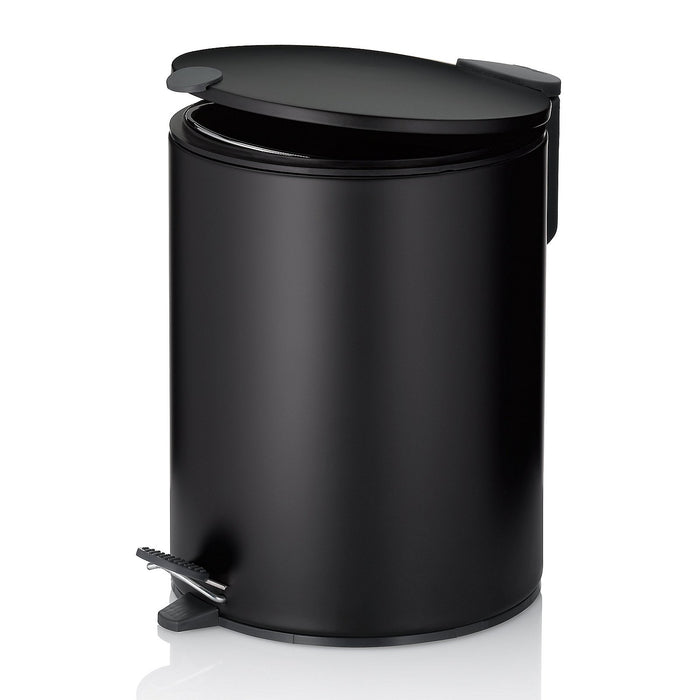Kela Pedaal Afvalemmer, 5 L, Zwart | Mats