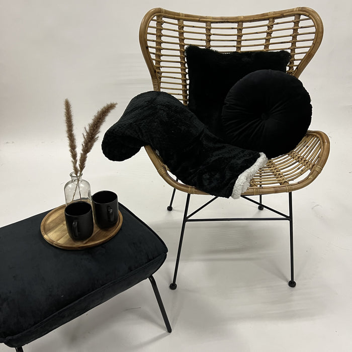 Dutch Decor plaid CODY - 150x200 cm Raven