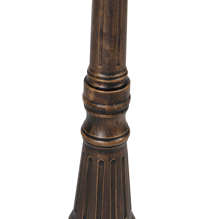 QAZQA Smart buiten lantaarn goud 3-lichts incl. Wifi ST64 - New Haven