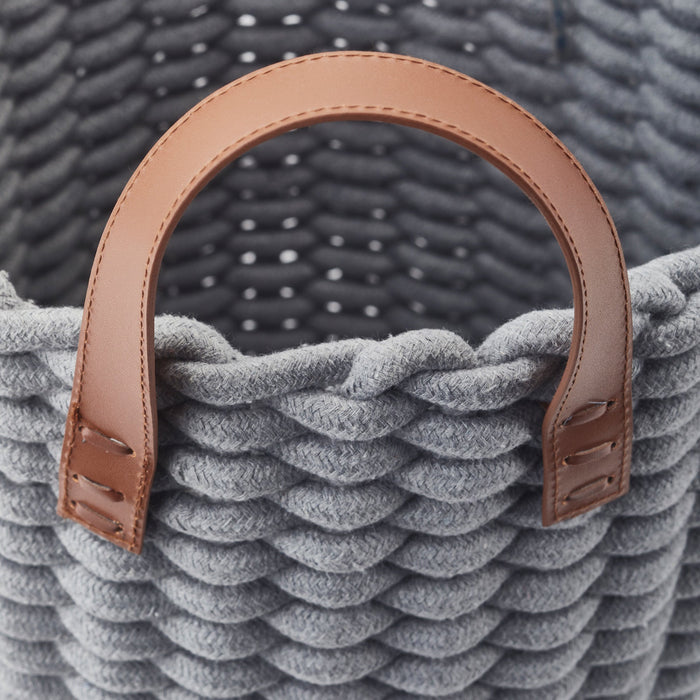 Wasmand | Grijs | Katoen