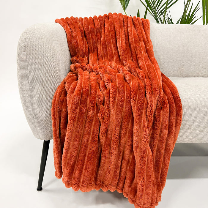 Dutch Decor plaid RICKY - 150x200 cm Potters Clay