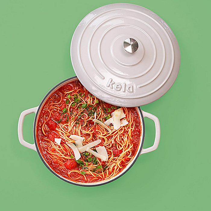 Braadpan, Gietijzer, Rond, Grijs, 26 cm - Kela | Calido