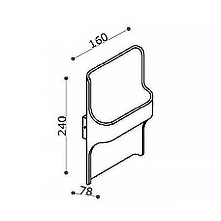 Artdelight Wandlamp LED Dallas Wit IP54