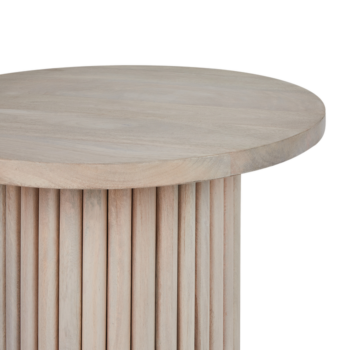 Beliani - LEMONT - Salontafel - Lichtbruin - Mangohout