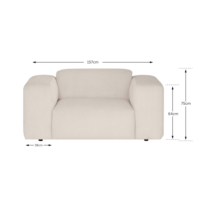 by fonQ Wonder Fauteuil - Rib - Taupe