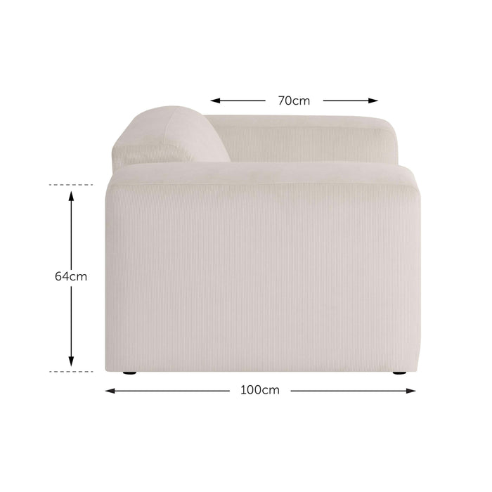 by fonQ Wonder Fauteuil - Rib - Antraciet