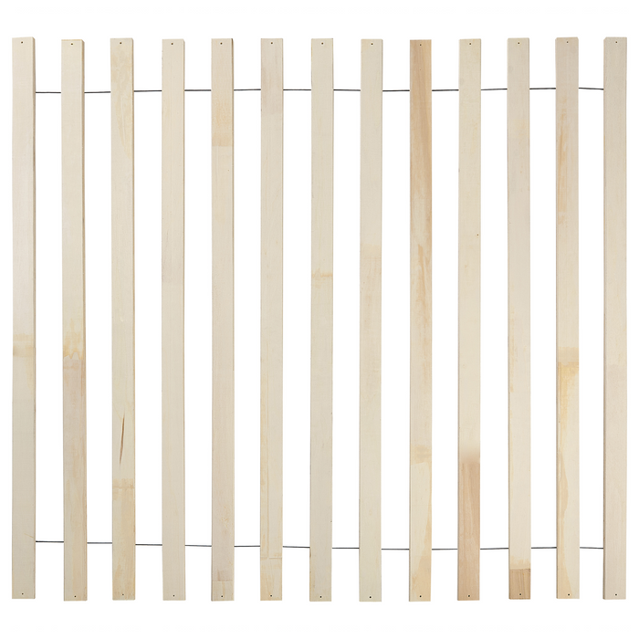 Beliani - TOUCY - Bed met LED - Lichtbruin - 160 x 200 cm - Rubberhout