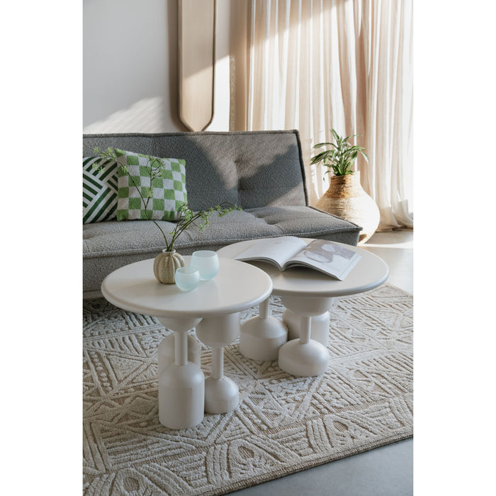 Housecraft Living Dec Bijzettafel Rond 70 cm Beige