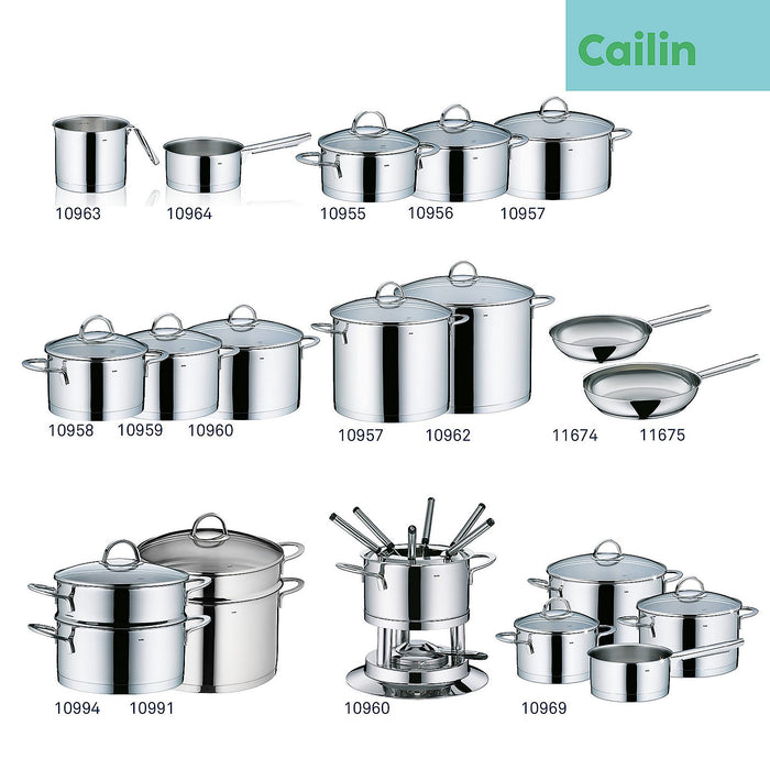 Fondueset 10-delig - RVS - Kela | Cailin
