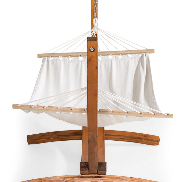 Nest outdoor Freeke hangmat beige - met standaard