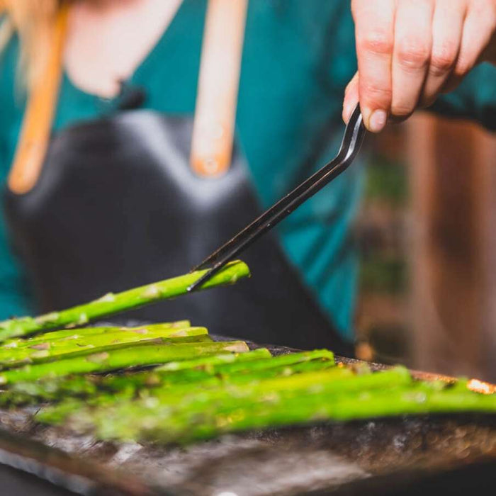 Yakiniku - Shichirin Tafelgrill Accessoire Pincet Gebogen