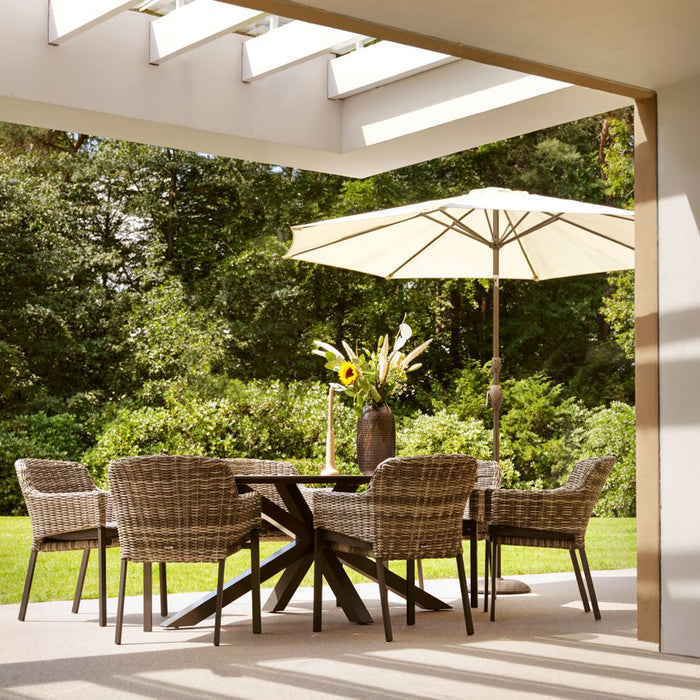 Hartman Xander Tuintafel Ovaal B 220 x D 120 cm - Antraciet