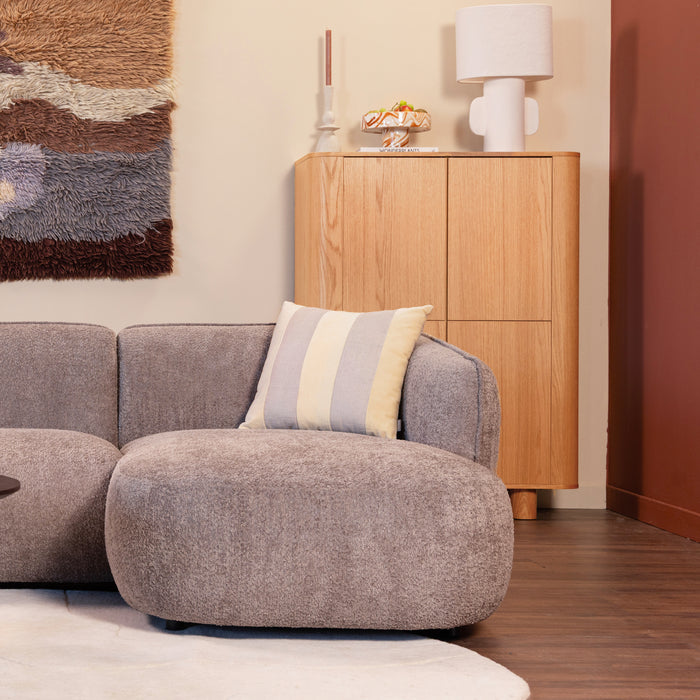 by fonQ Soft Ottomane Bank Links - Bouclé - Taupe