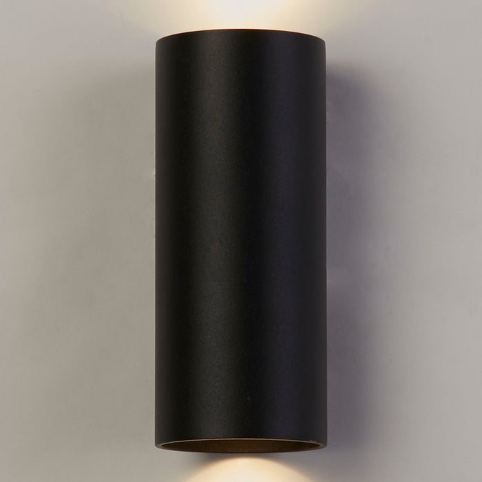 Searchlight Wall Wandlamp Cilinder - H 15,4 cm - Zwart