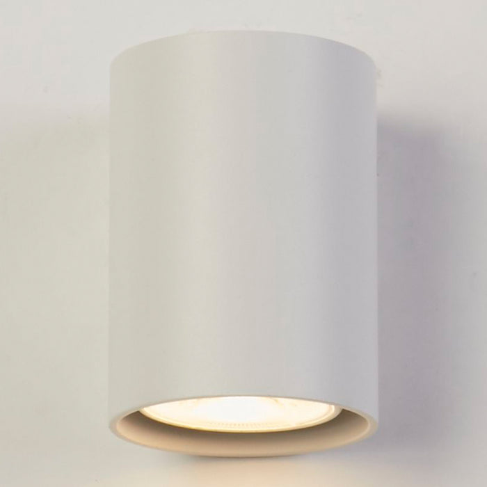 Searchlight Wall Wandlamp Cilinder - H 10 cm - Wit