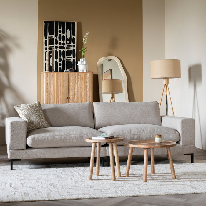 Zuiver x fonQ Wester 3-zitsbank - Cappuccino