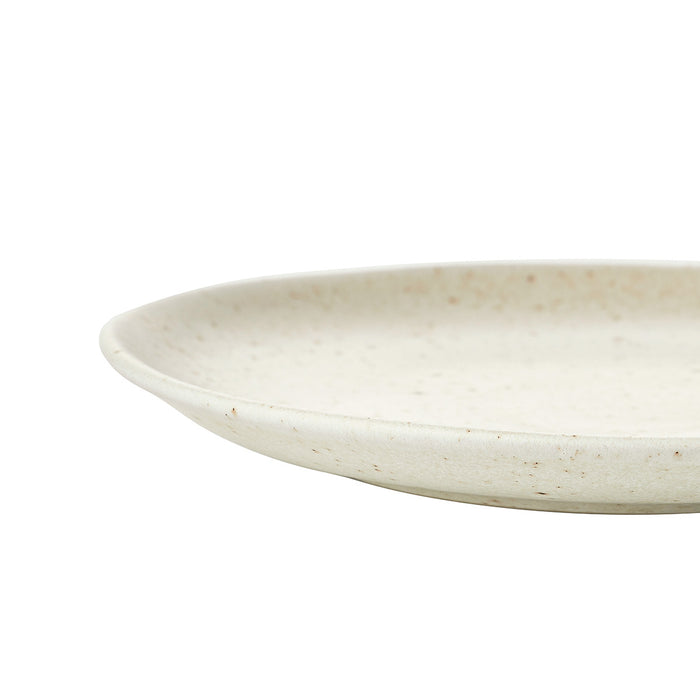 by fonQ Mixed Ceramics Ontbijtborden 4st. - Ø 22 cm - Crème