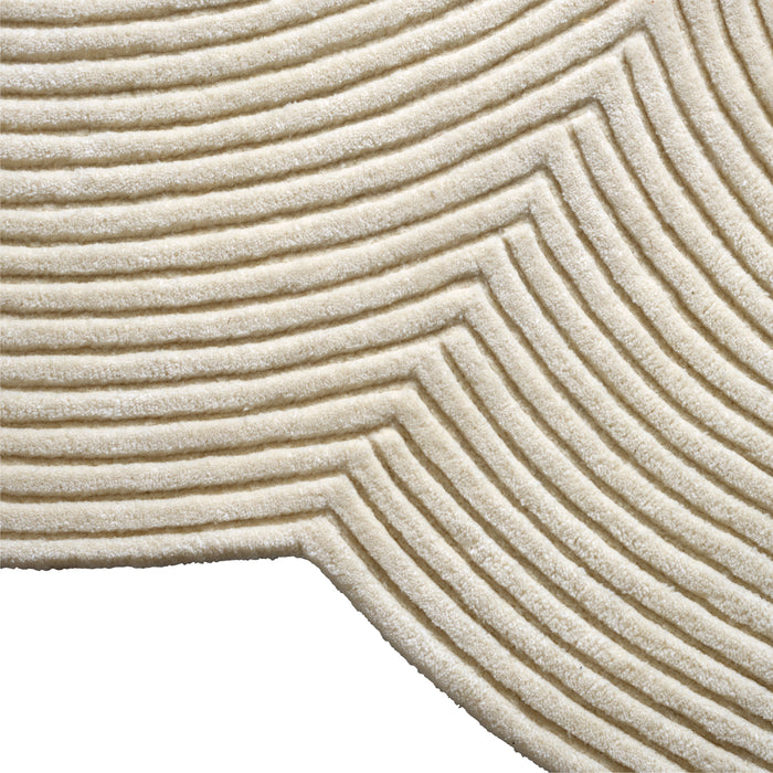 Bolia Zen Vloerkleed 257 x 330 cm - Rounded - Crème