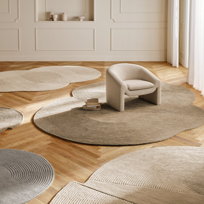Bolia Zen Vloerkleed 257 x 330 cm - Rounded - Crème
