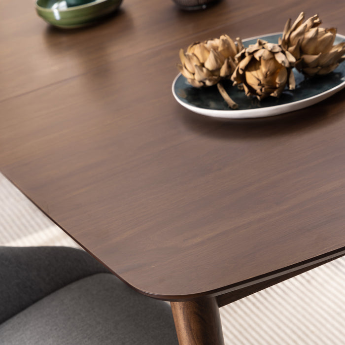 by fonQ Evolve Eettafel Uitschuifbaar - 180/220 x 90 cm - Walnoot