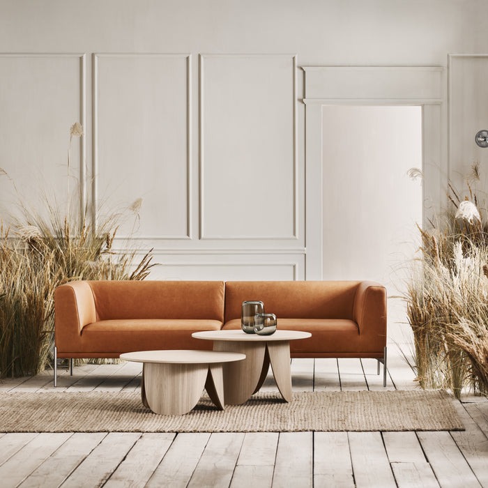 Bolia Peyote Salontafel - H 45 x Ø 80 cm - Gelakt Eiken