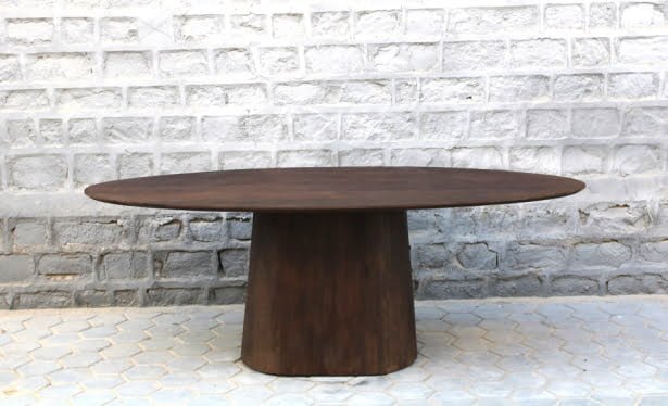 Eetkamertafel Oslo ovaal Bruin 240cm