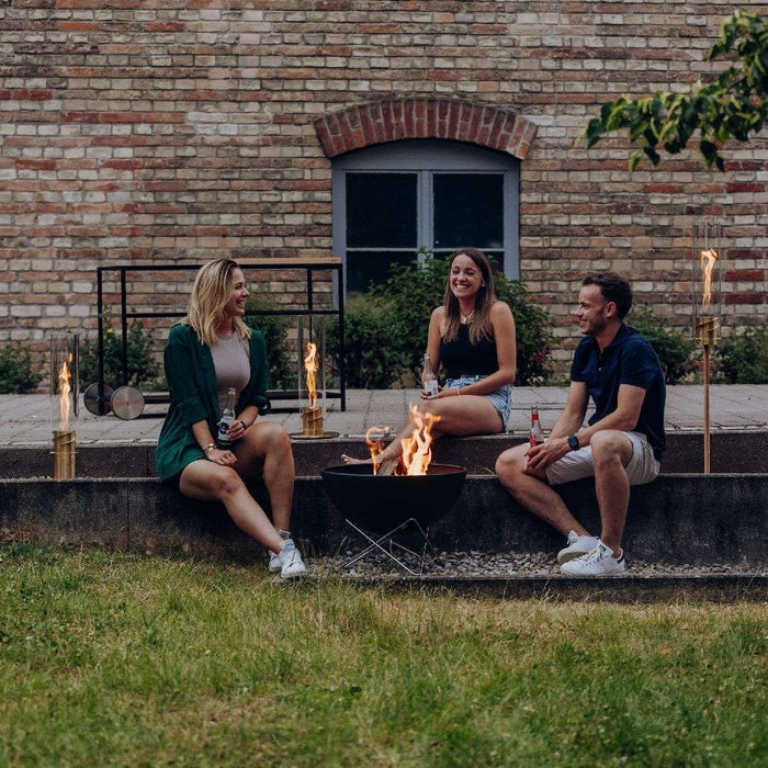 Höfats - Spin Sfeerlantaarn Grondpen Beide Maten 3-delig Eiken