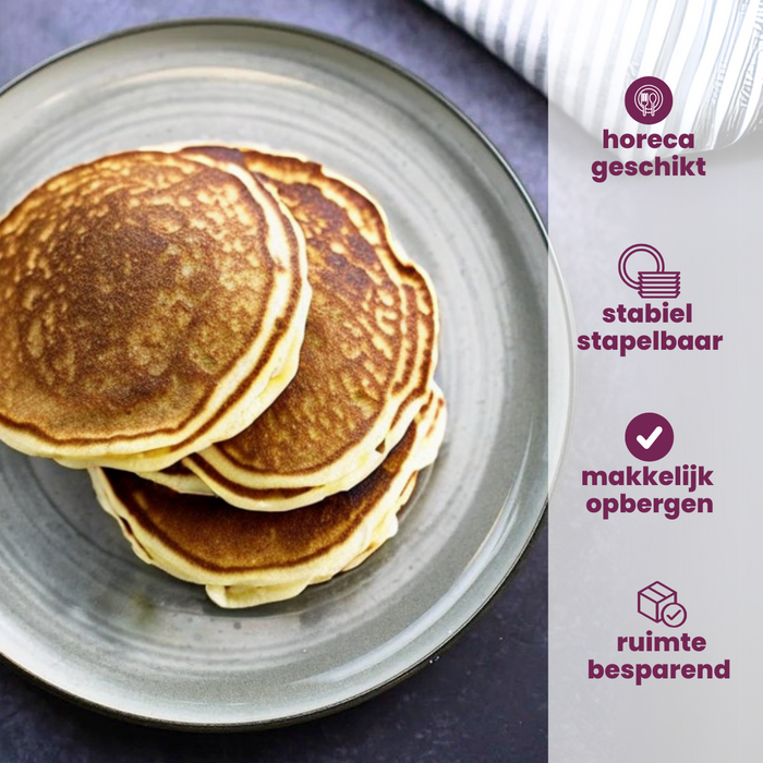 Cosy & Trendy Serviesset Baltic Grey 18-delig | 6 personen - 6 borden, 6 diepe borden en 6 schaaltjes