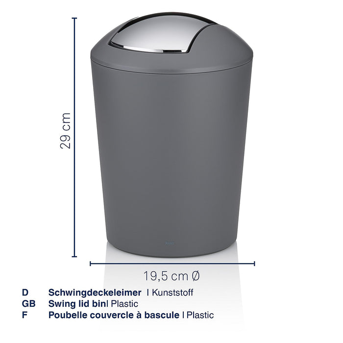 Afvalemmer, 5.0 L, Jade Groen - Kela|Marta