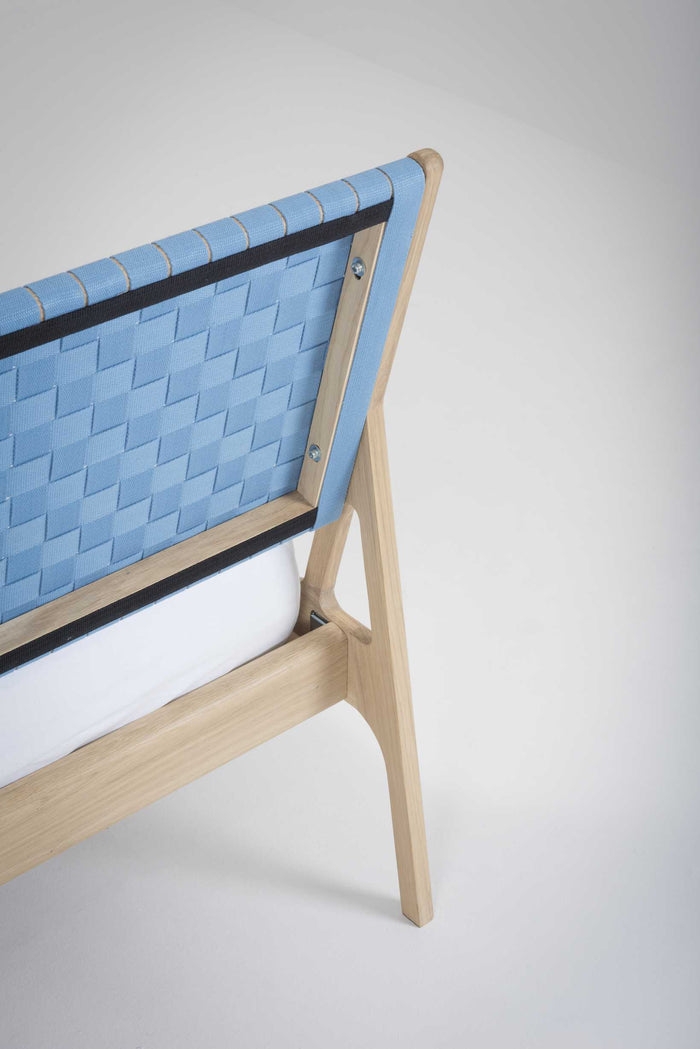 Gazzda Fawn bed 160x200 cotton webbing black