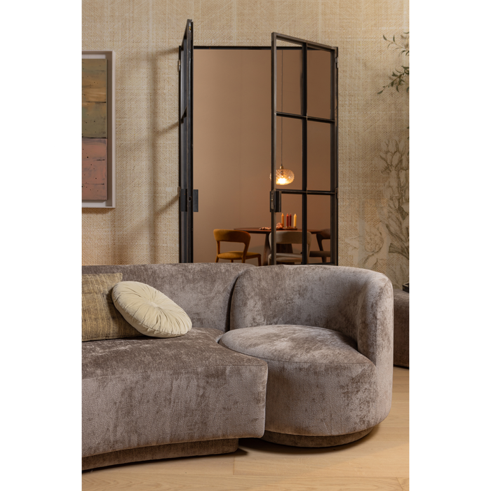 WOOOD Combi-Popular Modulaire Bank - Chenille - Taupe - 72x370x97