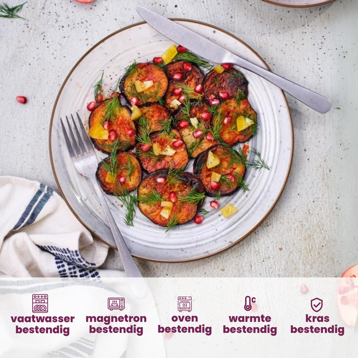 Cosy & Trendy Serviesset Sintra Dusty Blue - 16-delig | 4 personen - 4 dinerborden, 4 ontbijtborden, 4 diepe borden en 4 kommen