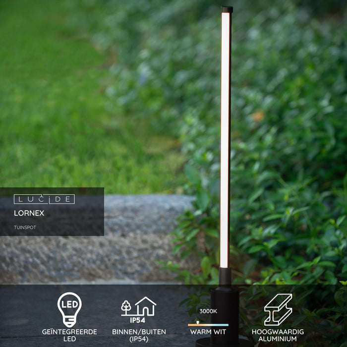 Lucide LORNEX Tuinspot - Zwart