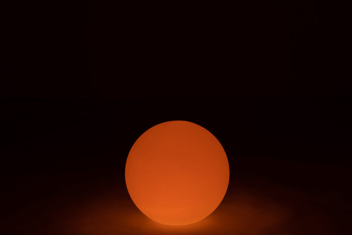 Lamp | Kunststof | Wit - Fuchsia | 39x39x (h)38 Cm